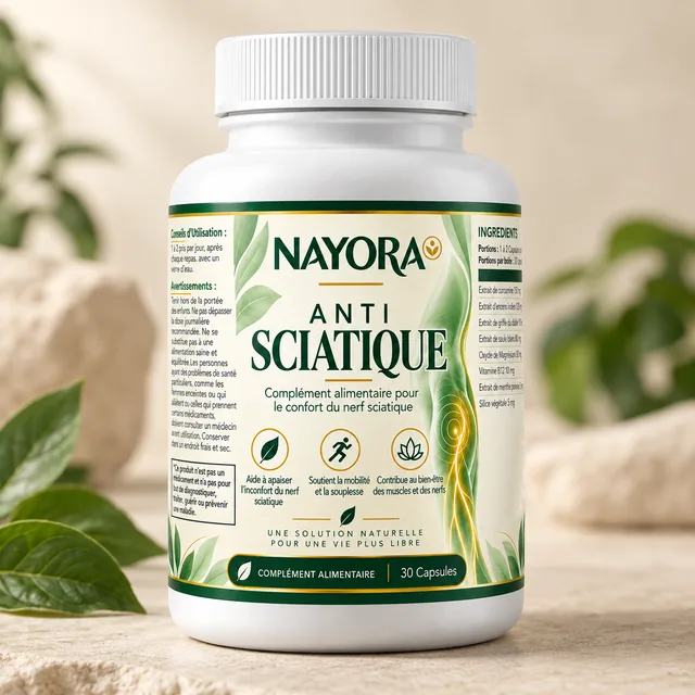 Flacon réel NAYORA Anti Sciatique